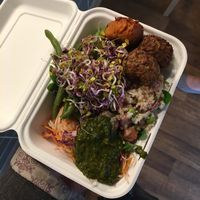 salad box at Leaf in Hay-on-wye