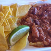 5 bean chilli at Leaf in Hay-on-wye