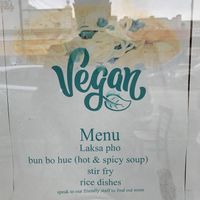Not listed on the menu  at Viet Pearl in Northcote