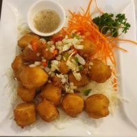 Salt and pepper tofy at Viet Pearl in Northcote