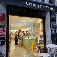 Outside at Sublime Sorbettino in Lisbon