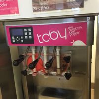 chocolate almond today at TCBY in Victor