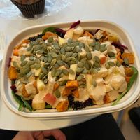 Harvest bowl sub black rice  at Mother Juice - Newbury St in Boston