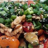 Salad ordered at the restaurant in March 2018 at Mother Juice - Newbury St in Boston