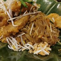 Pad thai with vegan chicken at Ummarin Thai in Randwick