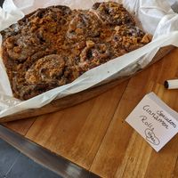 Amazing Cinnamon Rolls at Vero Caffe in Bruges