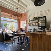 Inside   at Vero Caffe in Bruges