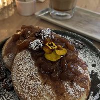 Sooo delicious vegan pancake💚  at Vero Caffe in Bruges