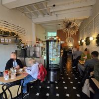 Interior at Vero Caffe in Bruges