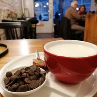 Hot chocolate at Vero Caffe in Bruges