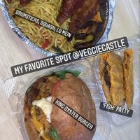 Yum  at Veggie Castle in Jamaica
