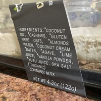 Raw "No Cheese Cake" Ingredients. at Veggie Castle in Jamaica