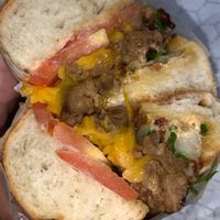 Chopped cheeze  at Veggie Castle in Jamaica