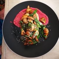 Grace's Mushrooms at Cafe Stepping Stone in Cartagena