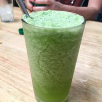 Citrus basil lemonade  at Cafe Stepping Stone in Cartagena