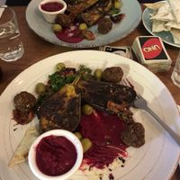 Delicous Mezze About (Vegan version) at Cafe Stepping Stone in Cartagena