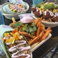 Wrap with nuggets (need more nuggets though)  at The Organic Boho in Copenhagen