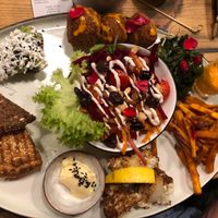 The love plate  at The Organic Boho in Copenhagen