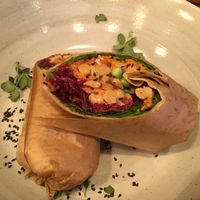 Wrap with Tempeh at The Organic Boho in Copenhagen