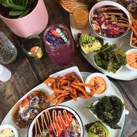 The brunch  at The Organic Boho in Copenhagen