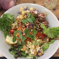 Salad, be hungry ^^ at The Organic Boho in Copenhagen