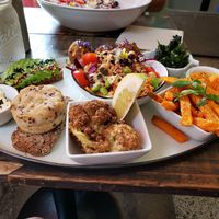 Sampler platter is a must. Lots of different  flavors. at The Organic Boho in Copenhagen