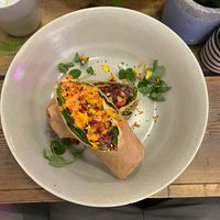 Tempeh wrap at The Organic Boho in Copenhagen