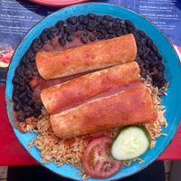 Vegan enchiladas at Ahora Mexican Cuisine in Ottawa