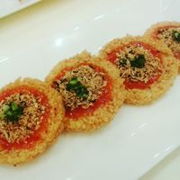 Crispy rice appetiser  at Loving Hut - Hoa Dang in Ho Chi Minh City