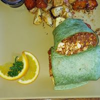 Breakfast wrap at Greens and Proteins - Rainbow in Las Vegas