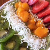 Matcha smoothie bowl  at Nadis Go Vegan in Torreon