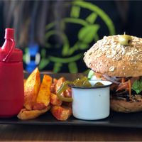 Hamburguesa  at Nadis Go Vegan in Torreon
