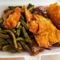 kuey teow with dishes at Healthy Vegetarian 健康素食 in Central Singapore