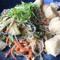 bean thread noodle salad with tofu at Juju in Durham
