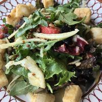 pickled fennel salad with tofu  at Juju in Durham