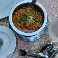 Vegetable Curry 🍲 (same but spicy) 🌶️ at Banaras in Aigues-mortes