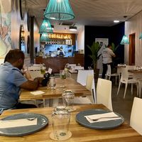 Great open kitchen area at Pezetarian in Cartagena