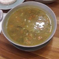 Lentil soup (vegan) at Pezetarian in Cartagena