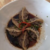 Veggie Gyozas at Pezetarian in Cartagena