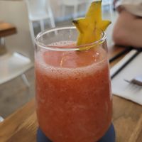 strawberry juice at Pezetarian in Cartagena