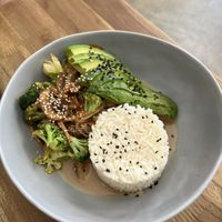 Veggie stir fry  at Pezetarian in Cartagena