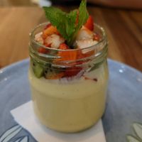 Helado de Maracuya vegetariano (con huevo y crema de leche) at Pezetarian in Cartagena