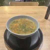 Lentil soupp  at Pezetarian in Cartagena