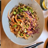 Salad at Pezetarian in Cartagena