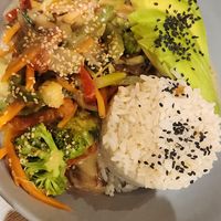 Salad at Pezetarian in Cartagena