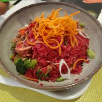 Rice del campo at Pezetarian in Cartagena