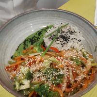 Hot bowl - vegetariano at Pezetarian in Cartagena