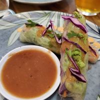 Spring Rolls at Pezetarian in Cartagena