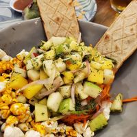 Mango Ceviche at Pezetarian in Cartagena
