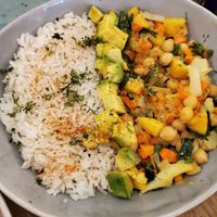 Curry at Pezetarian in Cartagena